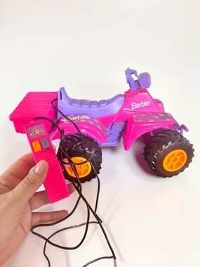 Vintage Barbie Remote Control ATV Quad Bike Radio Shack 60-2562A